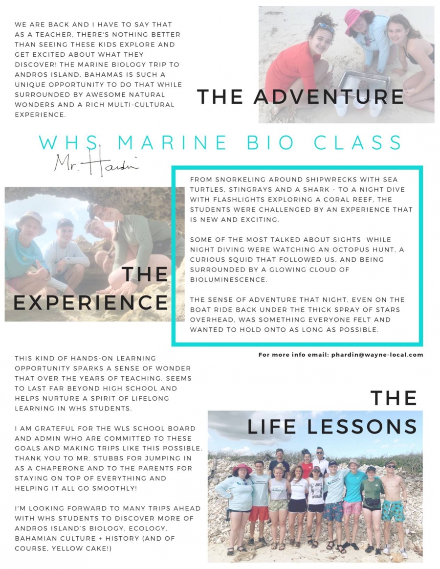Marine Biology flyer