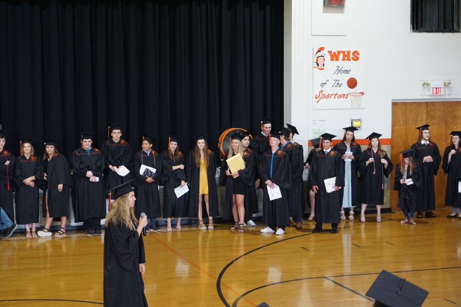 graduates in a circle