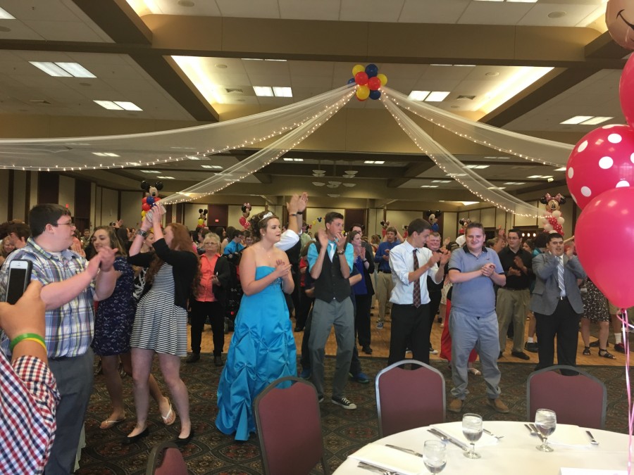 image of people at a prom dance