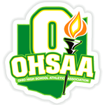 image of a greeen OHSAA with a flame