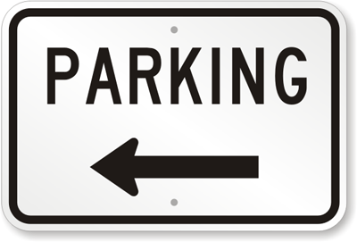 left parking arrow