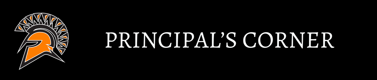 principal's corner banner