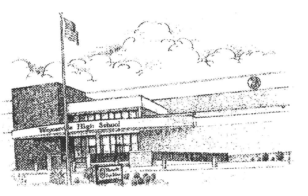 Waynesville High School building drawing